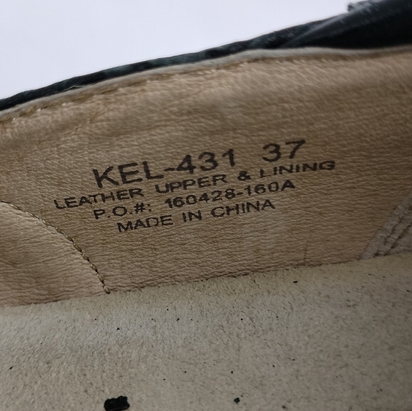 Alegria 'KEL-431' Tooled Leather Upper and Lining Clog EUC Sz. 5.5 - Picture 7 of 10